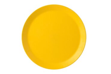 grande assiette bloom 280 mm - pebble yellow
