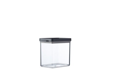 Storage box Omnia rectangular 1100 ml - black