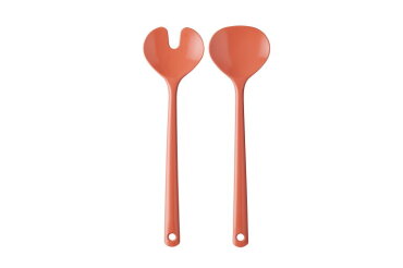 couverts à salade synthesis 2 pcs xl - coral