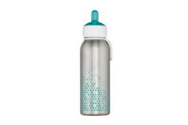 gourde isotherme flip-up campus 350 ml - turquoise