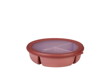 Bento bowl Cirqula (250+250+500 ml) - Vivid mauve