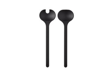 Couverts à salade Silueta 2 pcs - Nordic black