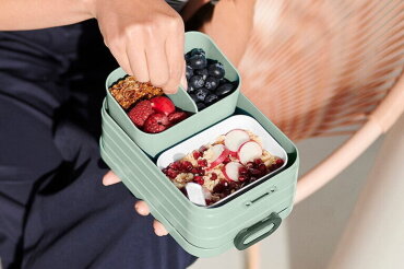 Bento Lunch box Take a Break midi - Vivid blue