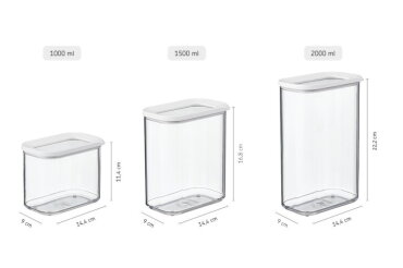 Storage box Modula 2000 ml / 68 oz - Nordic green