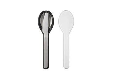 Cutlery Ellipse 3-piece set - Nordic black