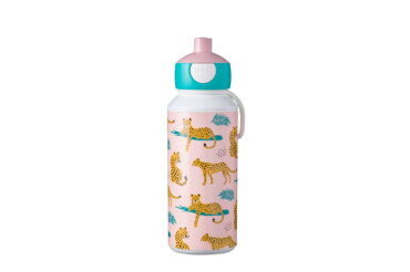 Drinking bottle pop-up campus 400 ml / 14 oz - leopard