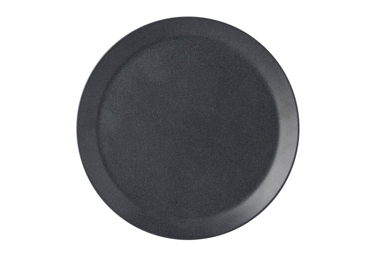 assiette-plate-bloom-280-mm-pebble-black