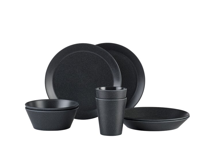 assiette-creuse-bloom-220nmm-pebble-black