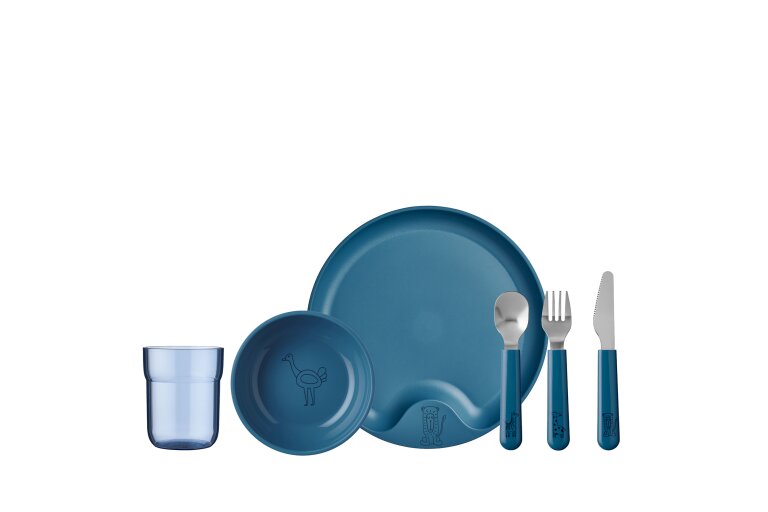 kinderservies-mepal-mio-6-delig-deep-blue